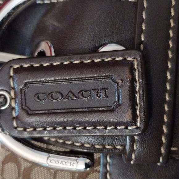 EUC Vintage Suade Micro C Coach - Picture 4 of 16